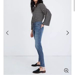 NWT Madewell High Rise Skinny Jeans in Cordova Wash: Button-Front Edition